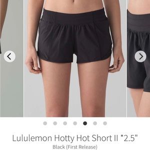 Lululemon Hotty Hot Short II 2.5inch